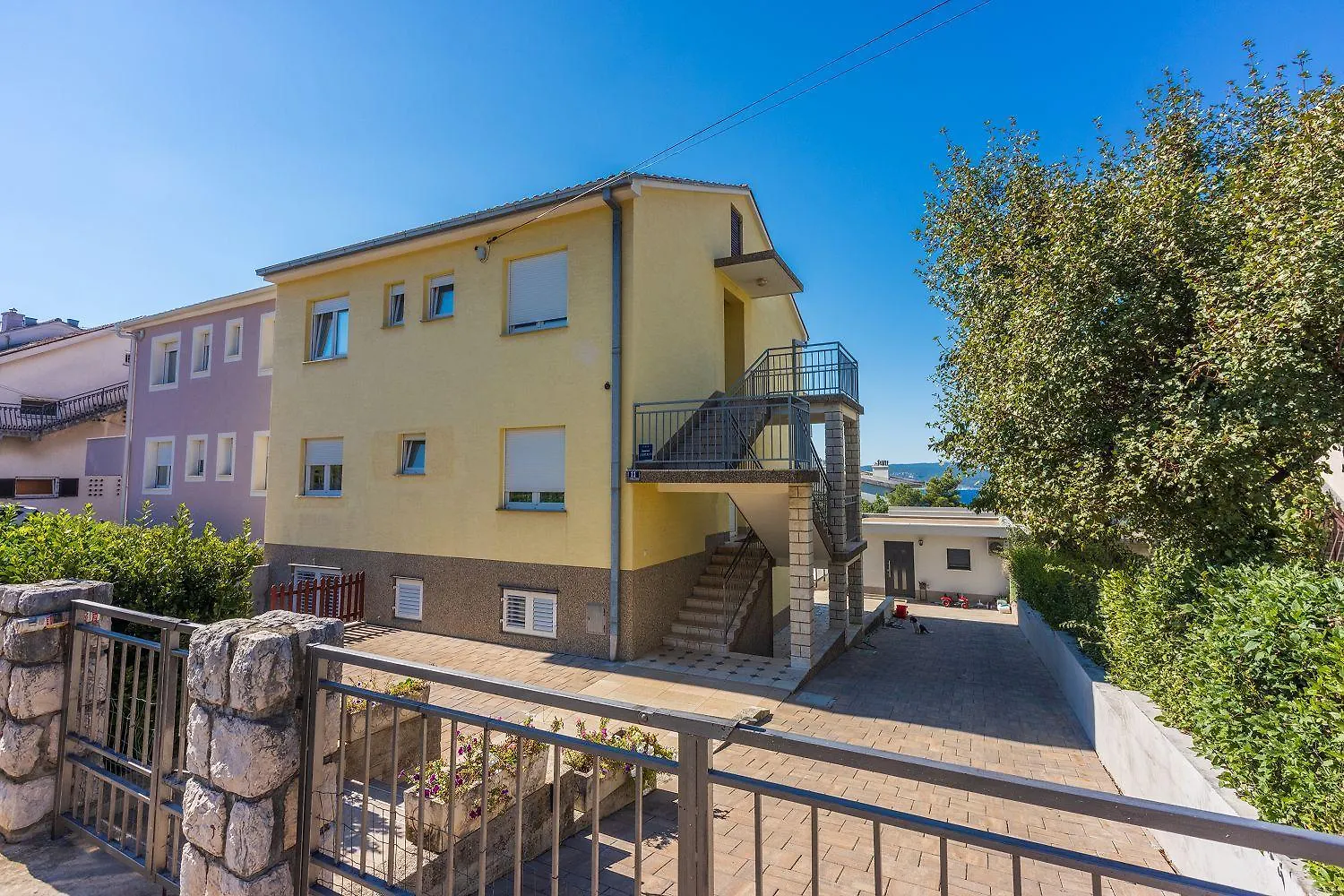 Herrliches Apartment Nur 600 Meter Zum Strand Mit Meerblick, Pool, Grill, Waschmaschine Crikvenica 0*,